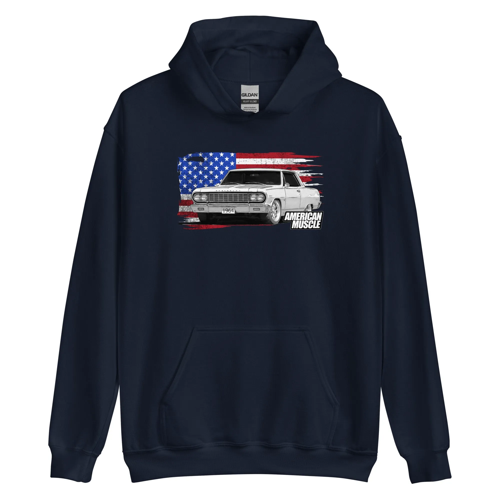 1964 Chevelle Hoodie Sweatshirt American Muscle