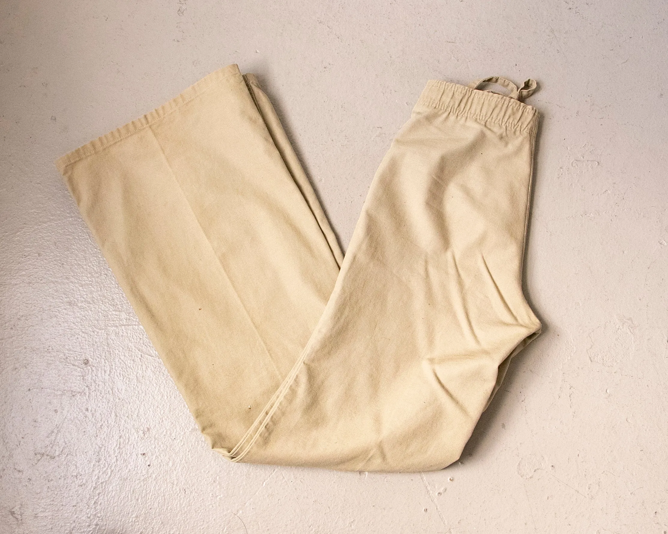 1970s Bell Bottoms Cotton Pants S