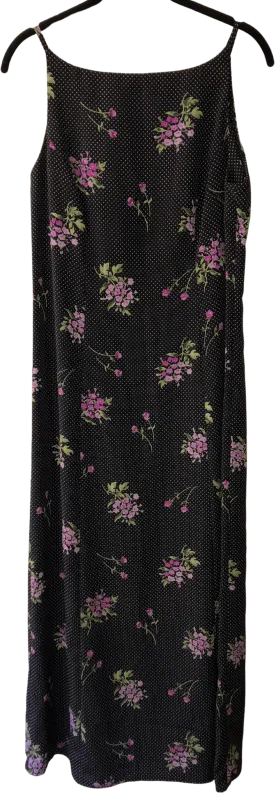 '90’s Grunge Floral Maxi Dress by Connected Apparel