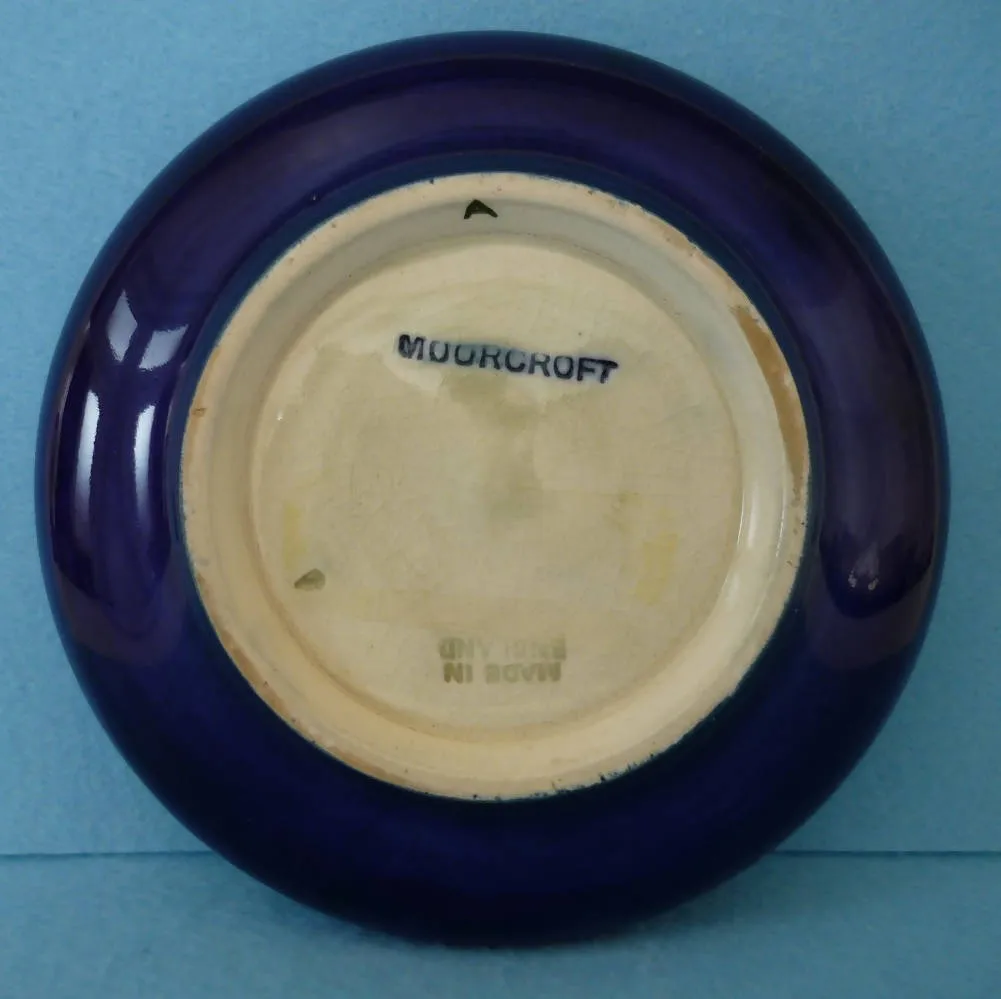 A Moorcroft Inverted Rim Bowl in the Columbine Pattern