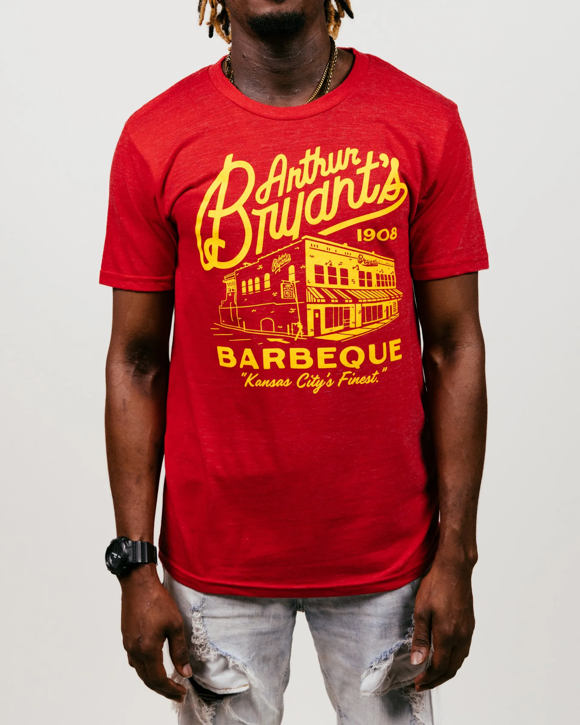 Arthur Bryant's Barbeque Heather Red T-Shirt