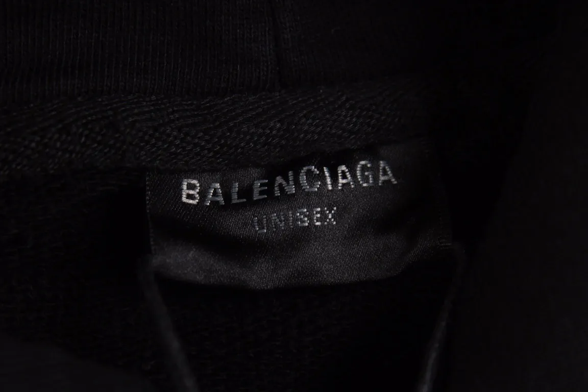 Balenciaga Black Crest Hoodie