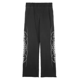 Basketcase Gallery War Lounge Pants Vintage Black