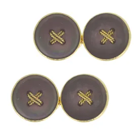 Black Mother of Pearl Cuff Links