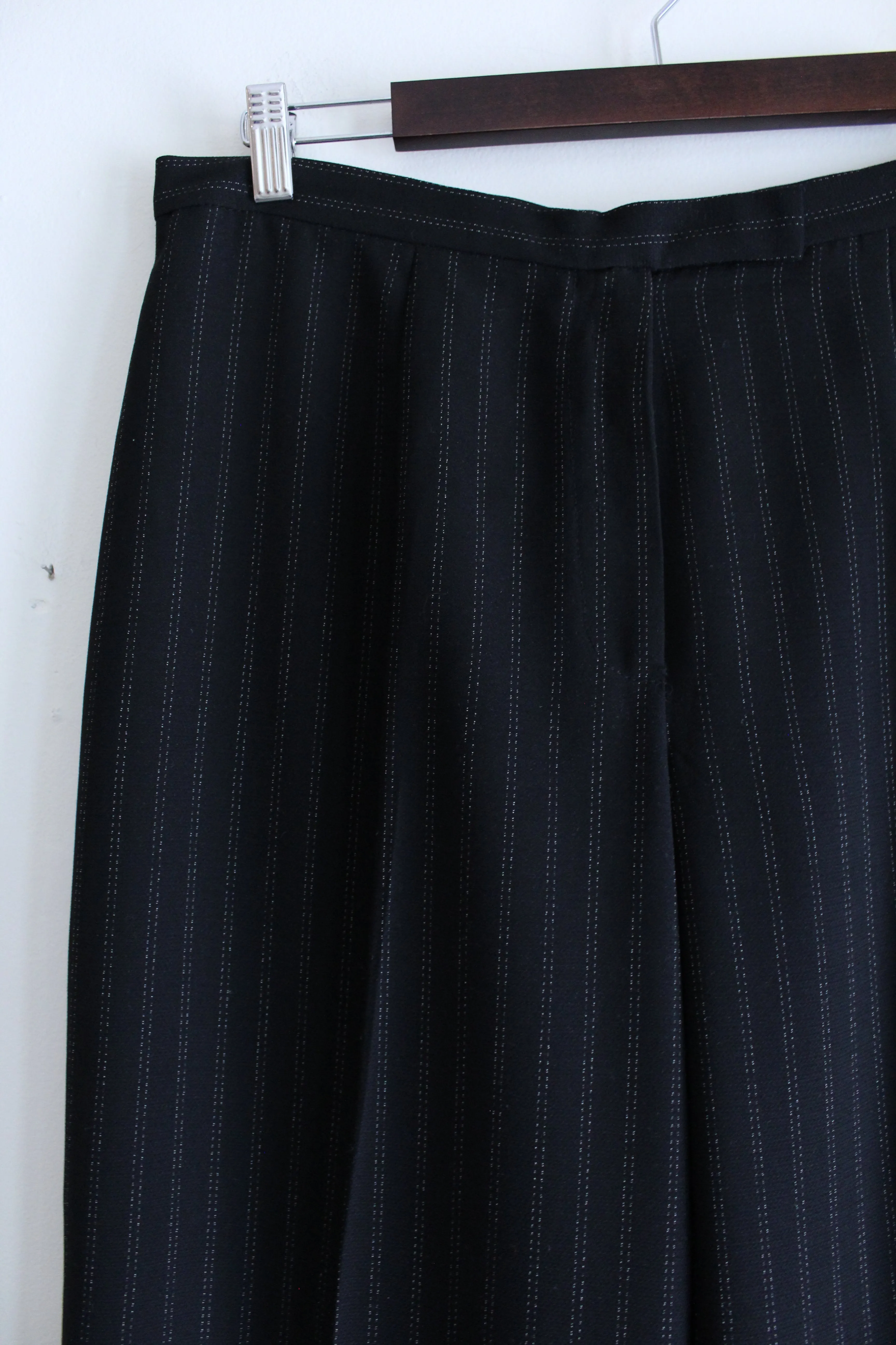 Black Pinstripe Vintage Trouser Pants