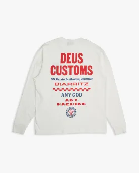 Blanche L/S Tee | Vintage White | Deus Ex Machina