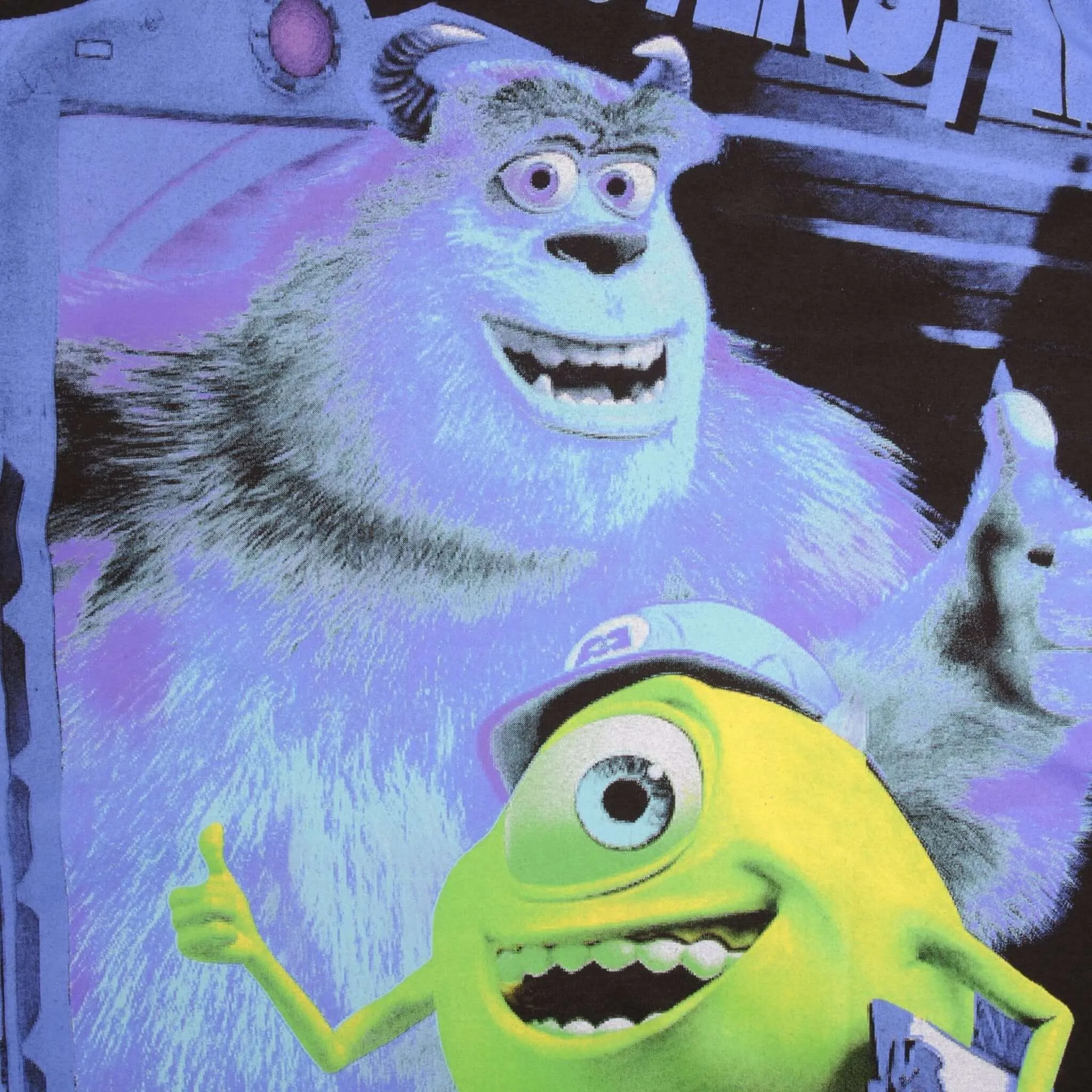 BOOTLEG ALL OVER PRINT MONSTER INC MIKE & SULLY TEE SHIRT SIZE LARGE