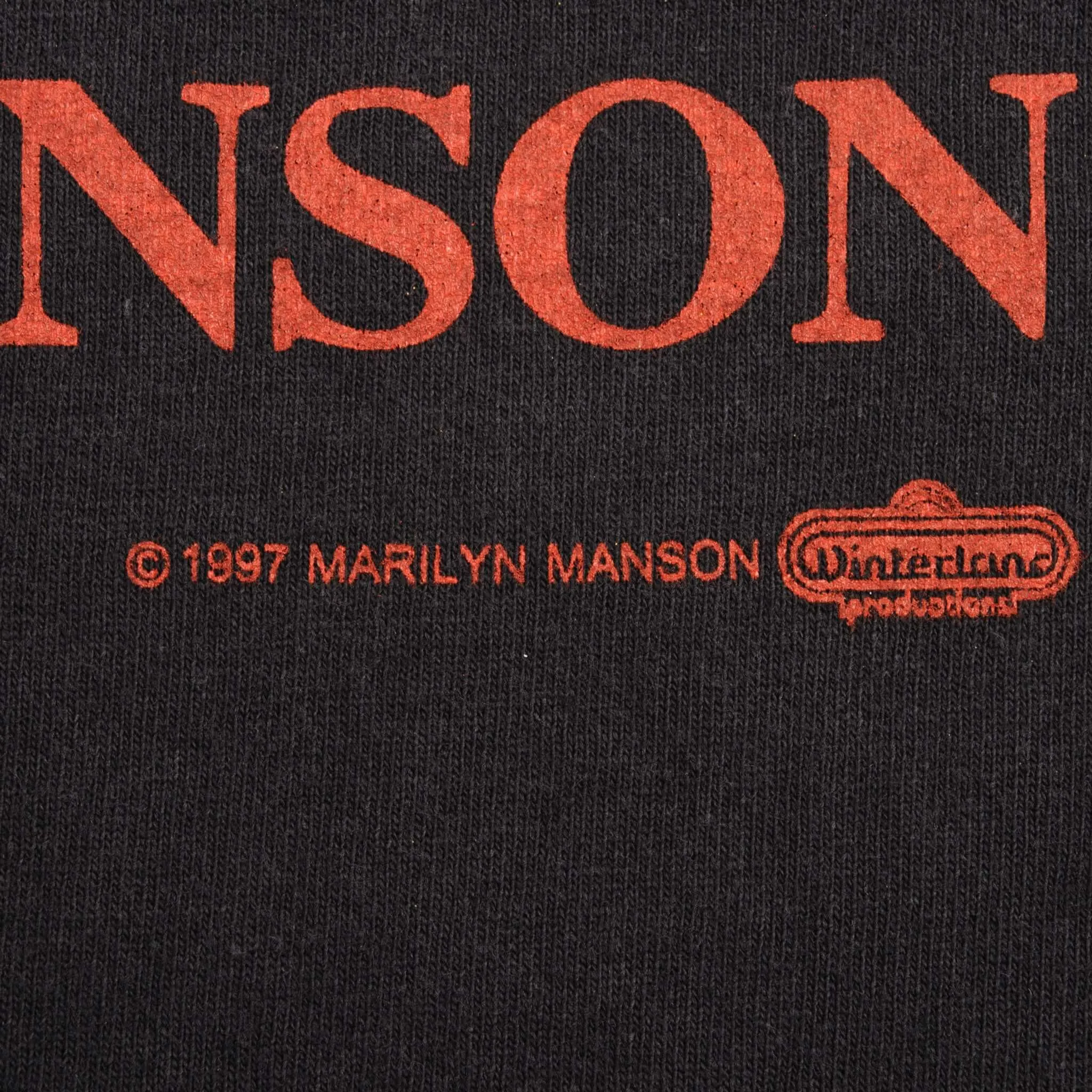 BOOTLEG MARILYN MANSON S*X IS DEAD 1997 TEE SHIRT SIZE LARGE MADE IN USA