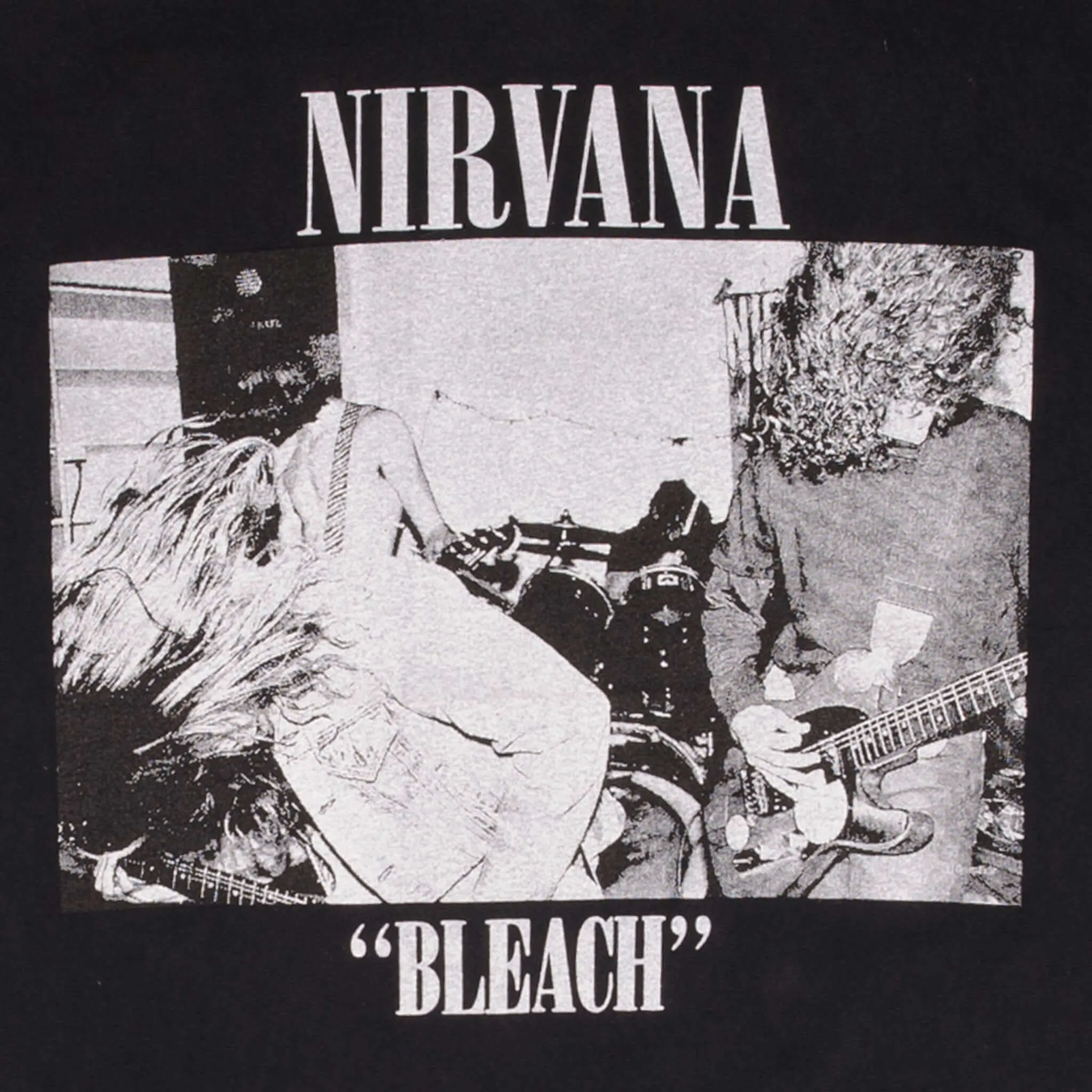 BOOTLEG NIRVANA BLEACH SUB POP TEE SHIRT SIZE LARGE MADE IN USA SINGLE STITCH