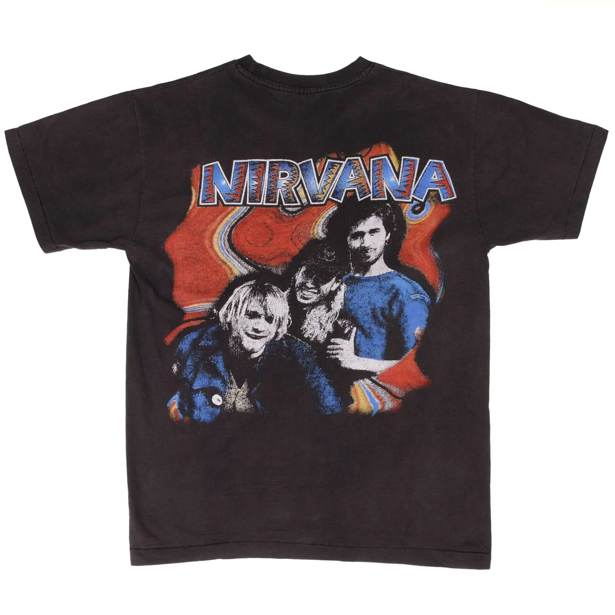 BOOTLEG NIRVANA TEE SHIRT SIZE LARGE SINGLE STITCH