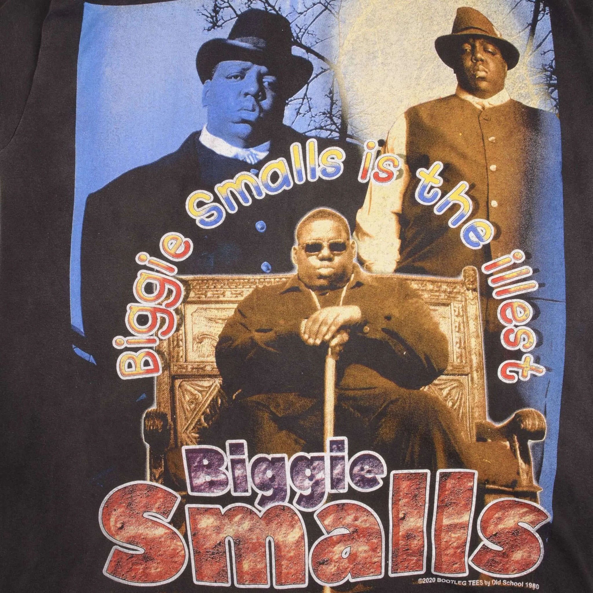 BOOTLEG RAP TEE SHIRT THE NOTORIOUS BIG LIFE AFTER DEATH SIZE XL SINGLE STITCH