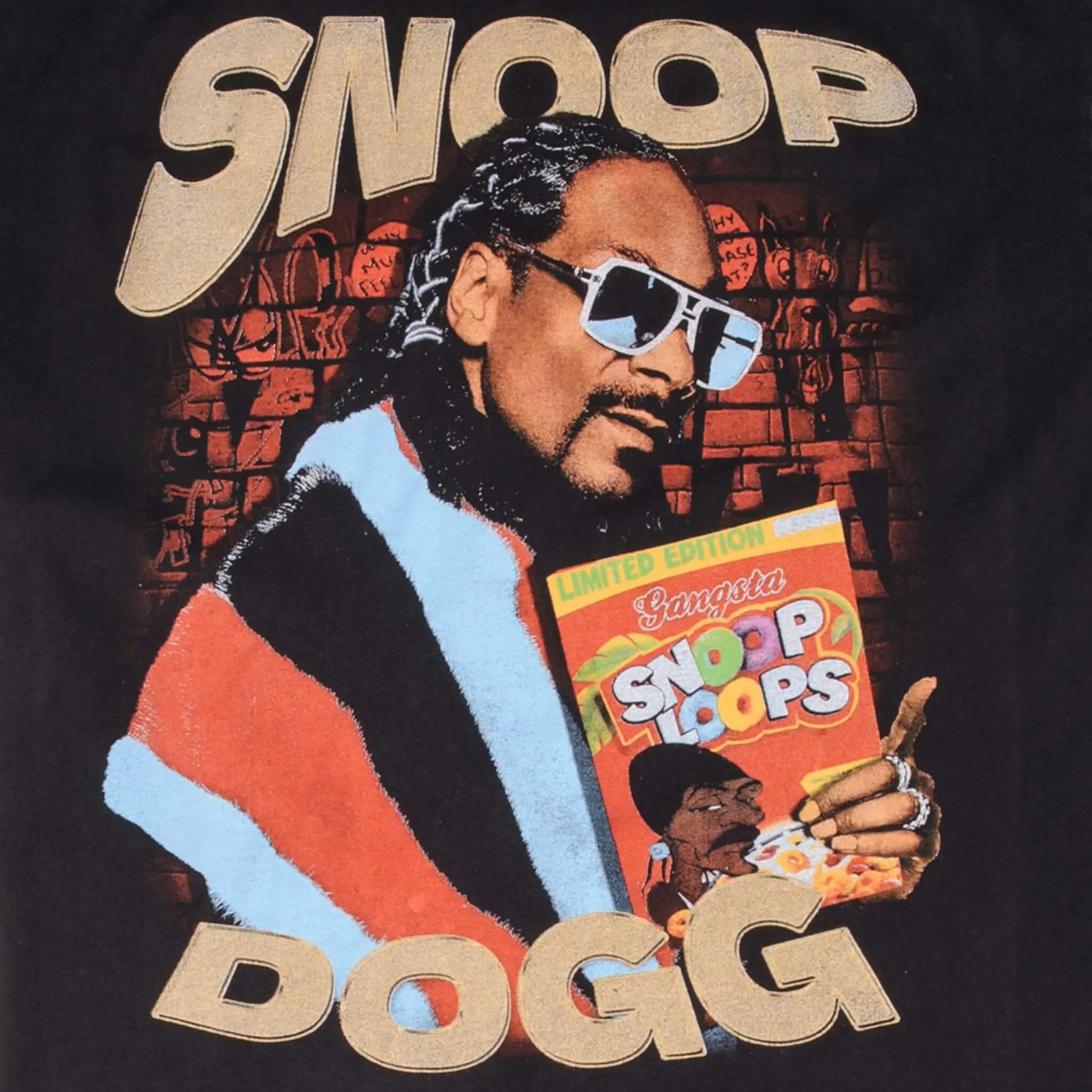 BOOTLEG SNOOP DOGG SNOOP LOOP RAP TEE SHIRT SIZE XL SINGLE STITCH