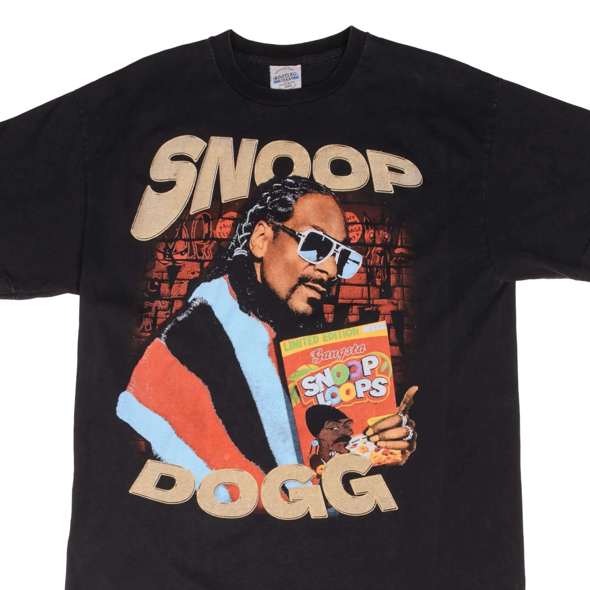 BOOTLEG SNOOP DOGG SNOOP LOOP RAP TEE SHIRT SIZE XL SINGLE STITCH