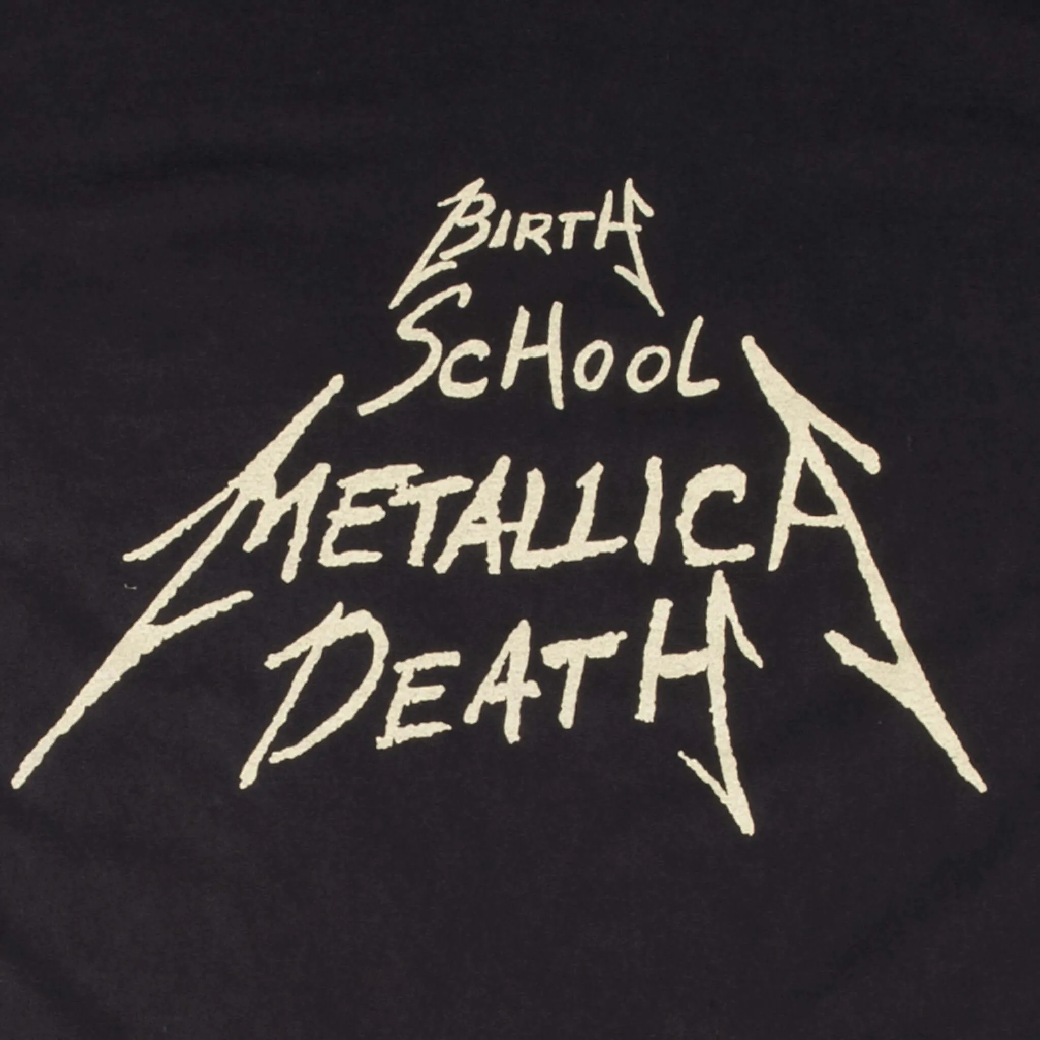 BOOTLEG TEE SHIRT METALLICA BIRTH SCHOOL METALLICA DEATH 1992 SIZE XL MADE IN USA