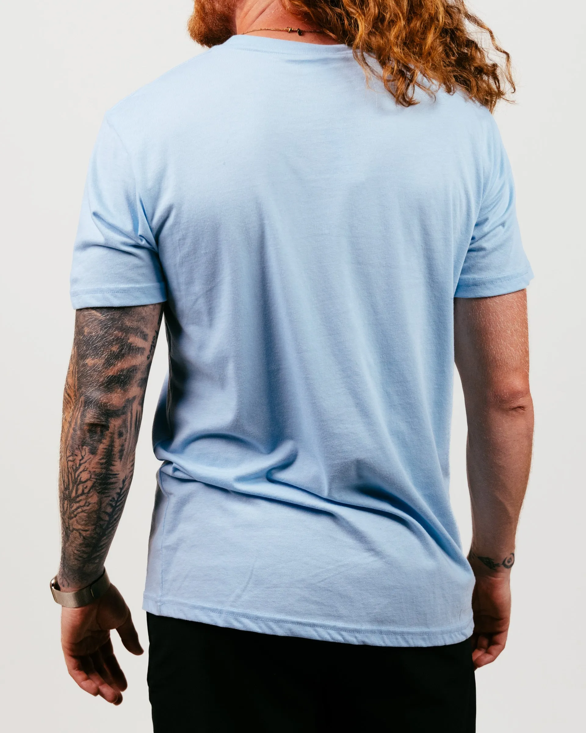 Boys Are Playin' Some Ball Powder Blue T-Shirt