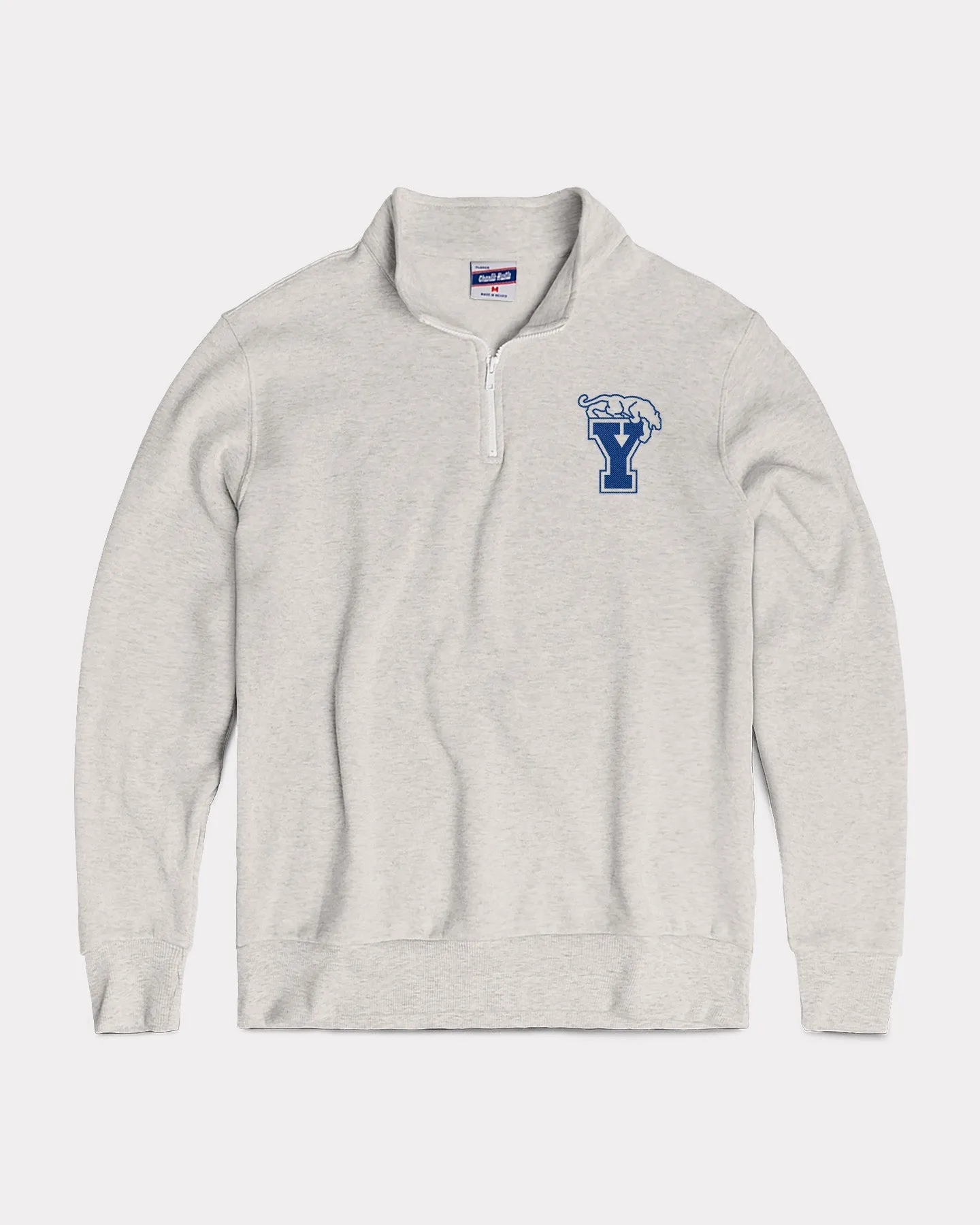 BYU Vault Cougar Ash Grey Quarter Zip