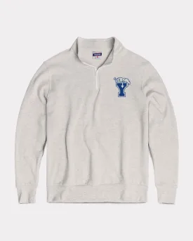 BYU Vault Cougar Ash Grey Quarter Zip