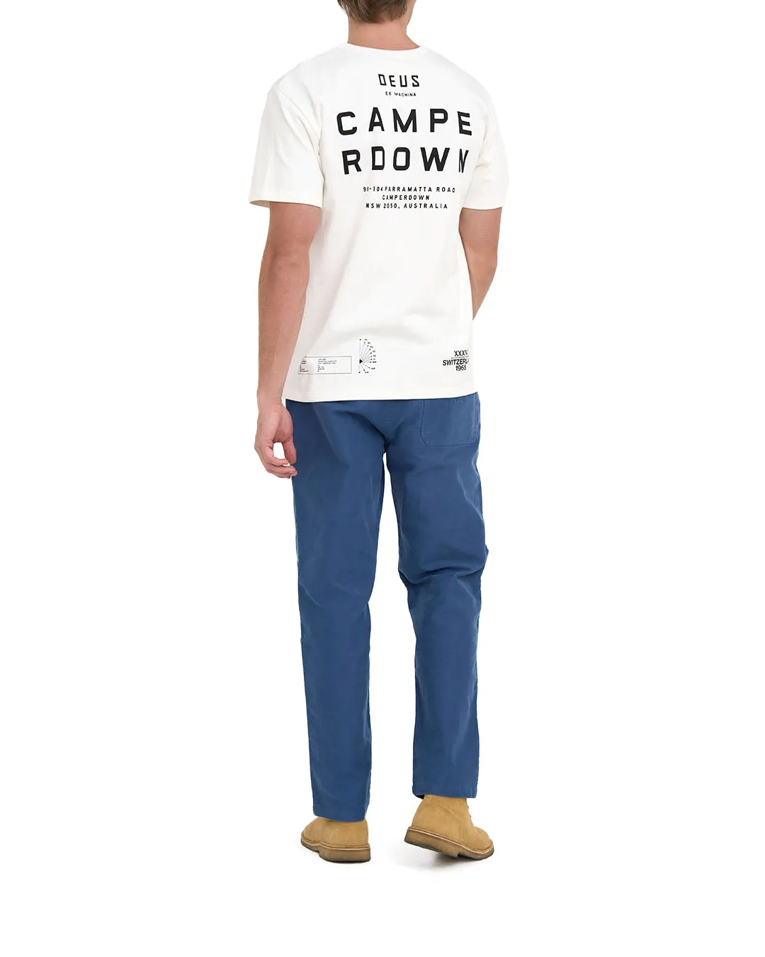 Camperdown Address Tee - Vintage White