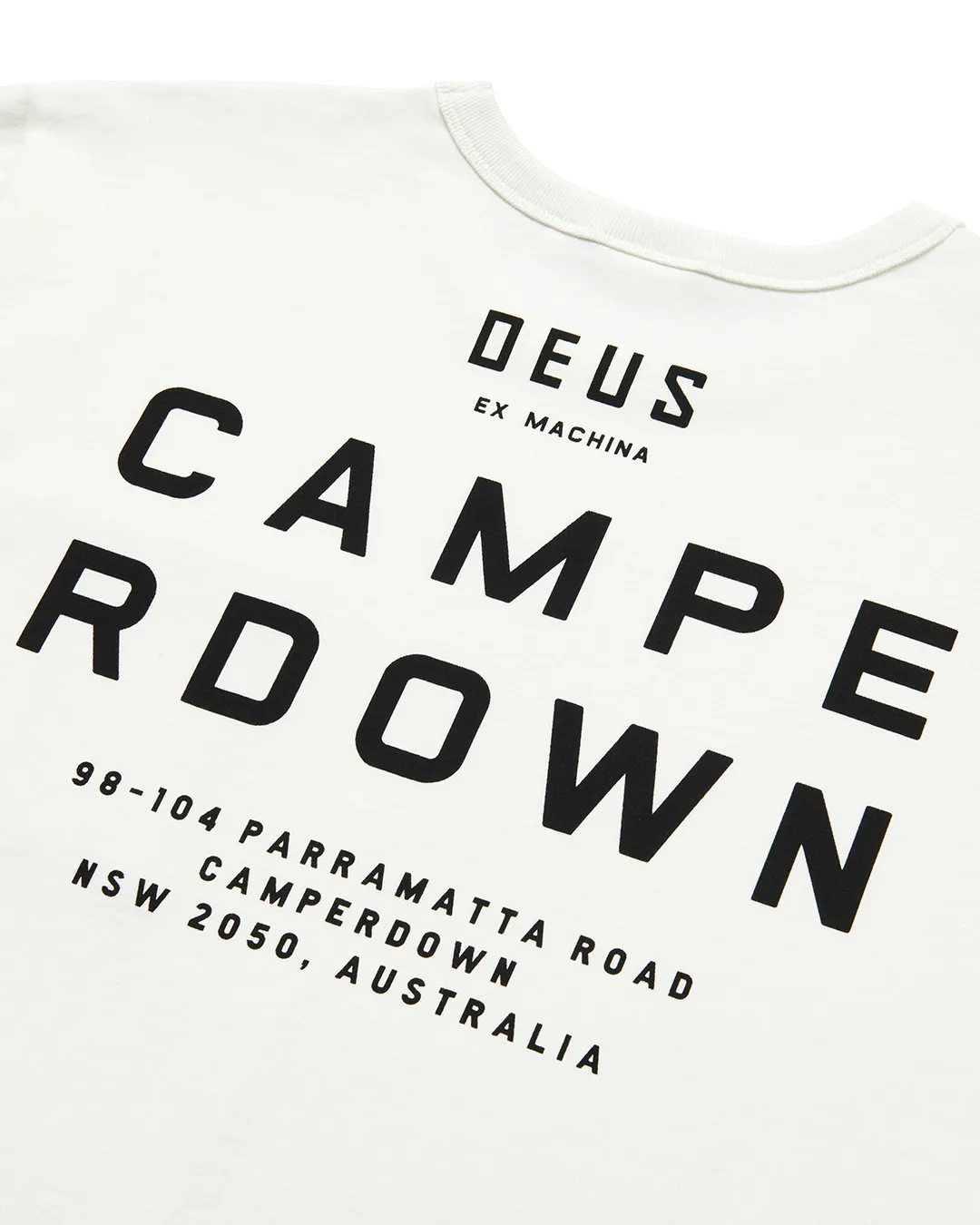 Camperdown Address Tee - Vintage White