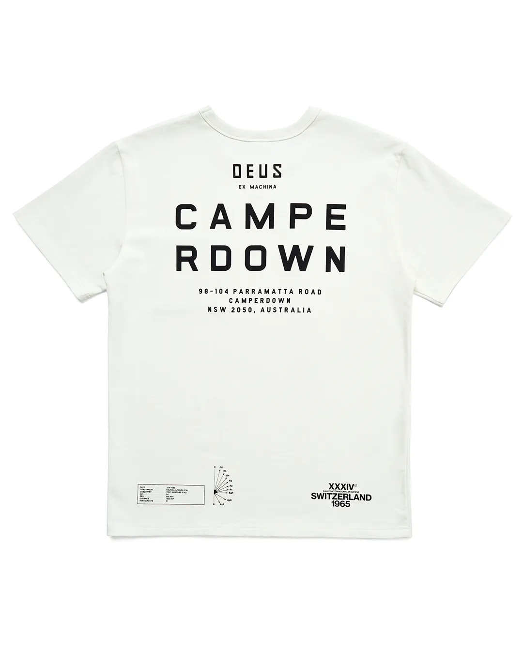 Camperdown Address Tee - Vintage White