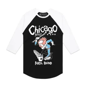 Circus Jerk - Buckets tee 3/4 baseball tee