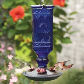 Cobalt Antique Bottle Feeder