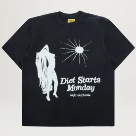 Diet Starts Monday Cortez Tee (Vintage Black)