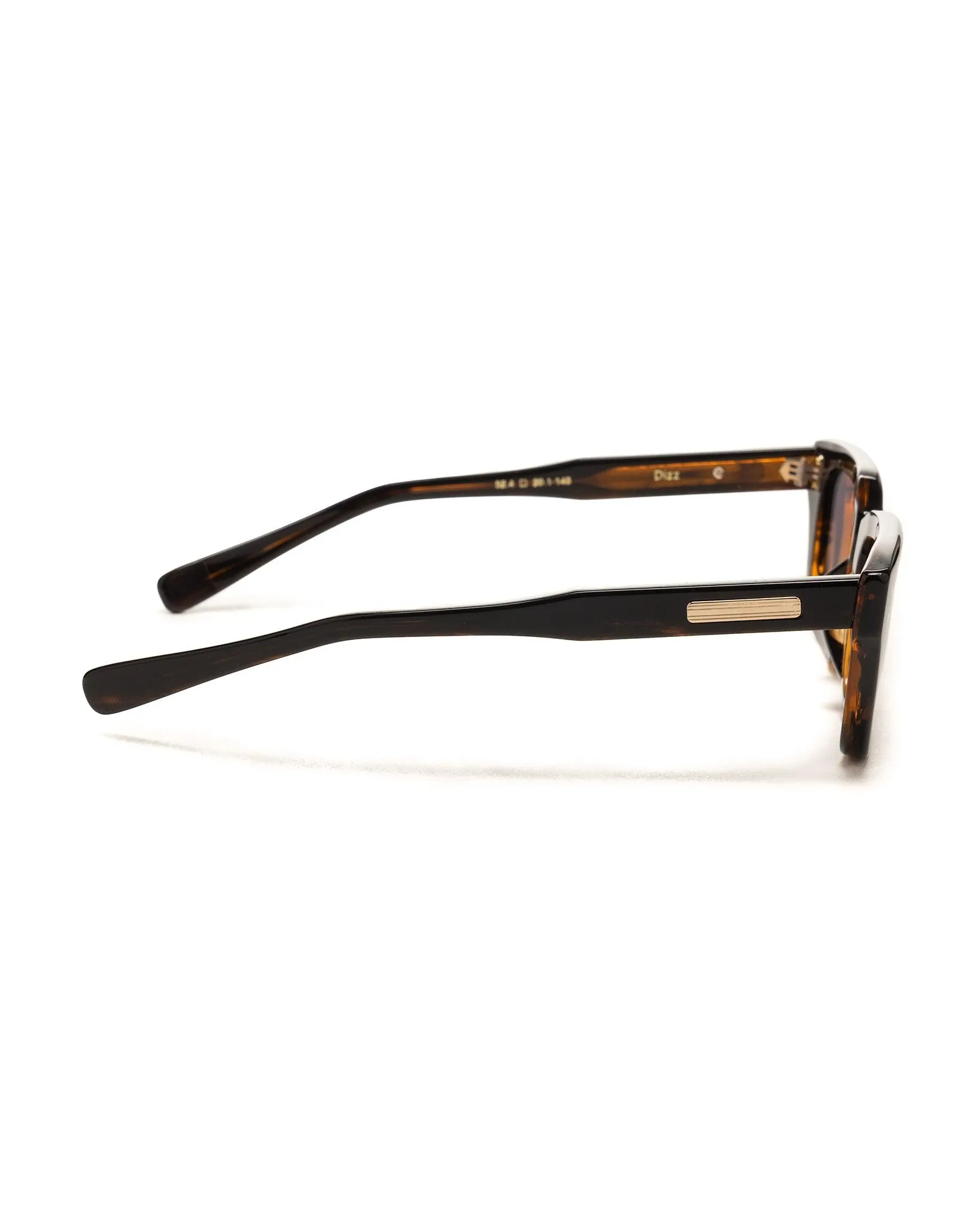 Dizz Eye Glasses Gasoline / 16K Gold / GR-56 Light Grey