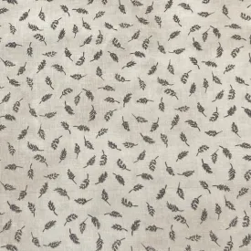 Feather Vintage Gray | Botanicals | Quilting Cotton