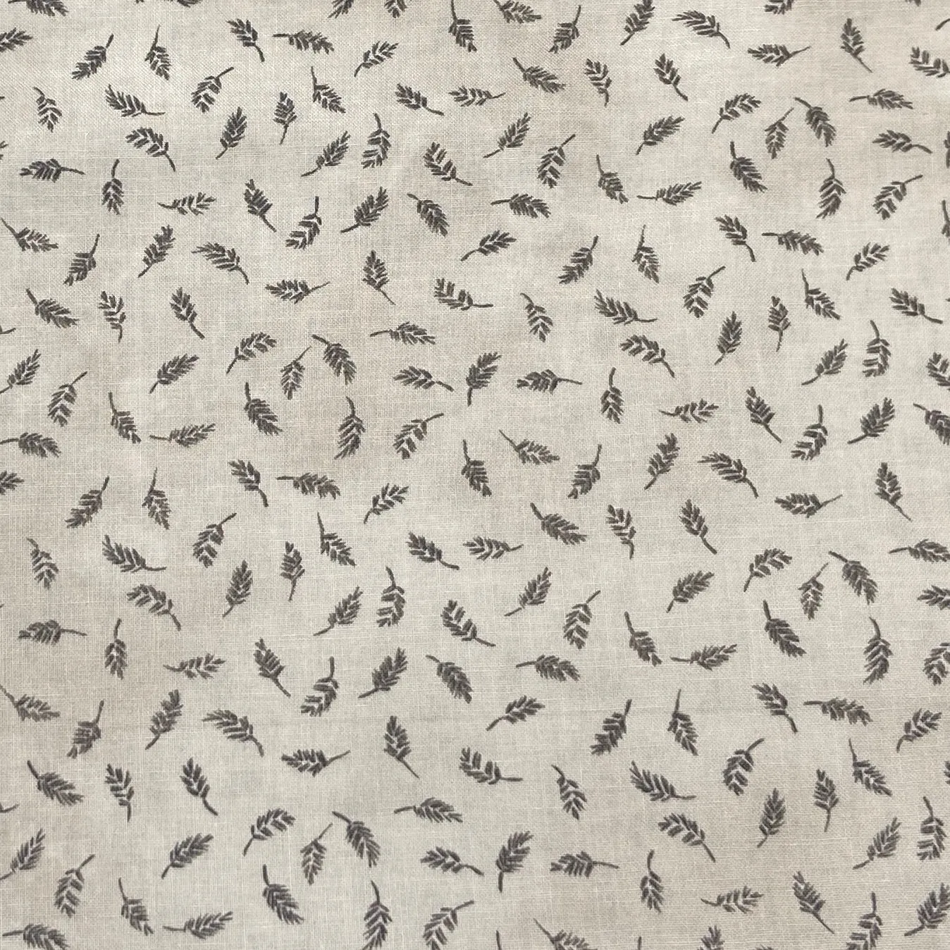 Feather Vintage Gray | Botanicals | Quilting Cotton