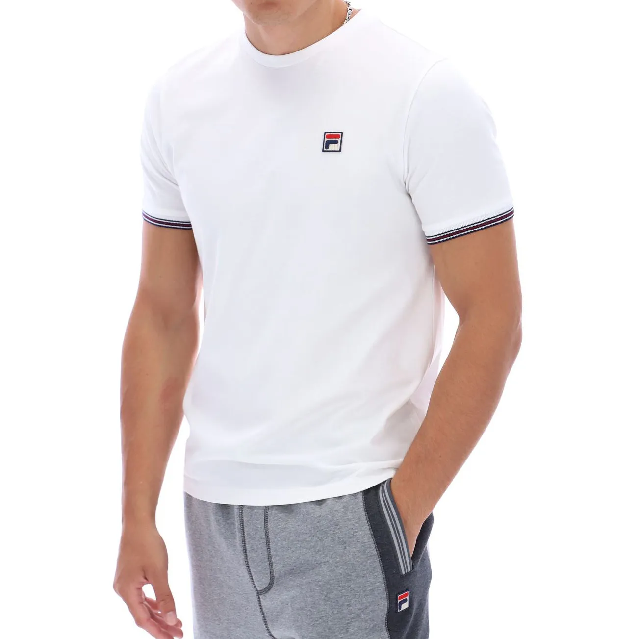 Fila Vintage Caleb T-Shirt White