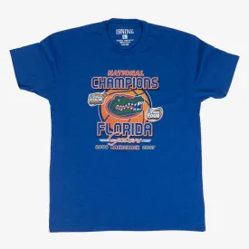 Florida Back-To-Back NCAA Champs Tee