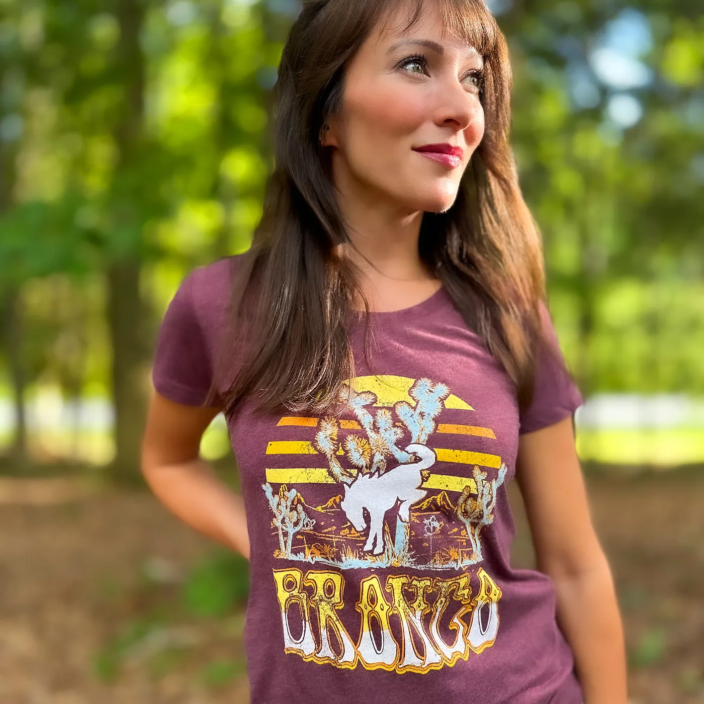 Ford Bronco Women's Vintage Western T-Shirt