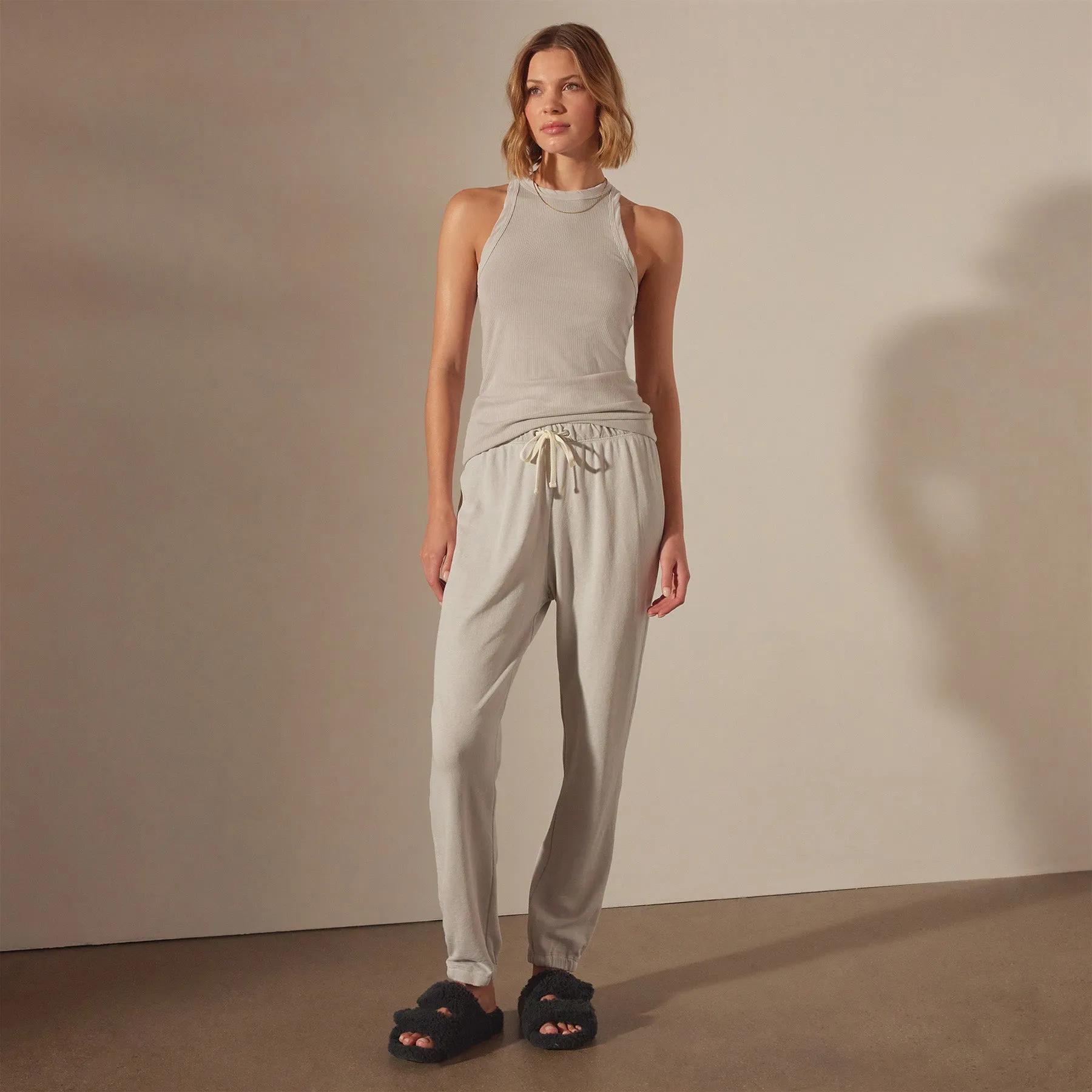 French Terry Sweat Pant - Salt Pigment