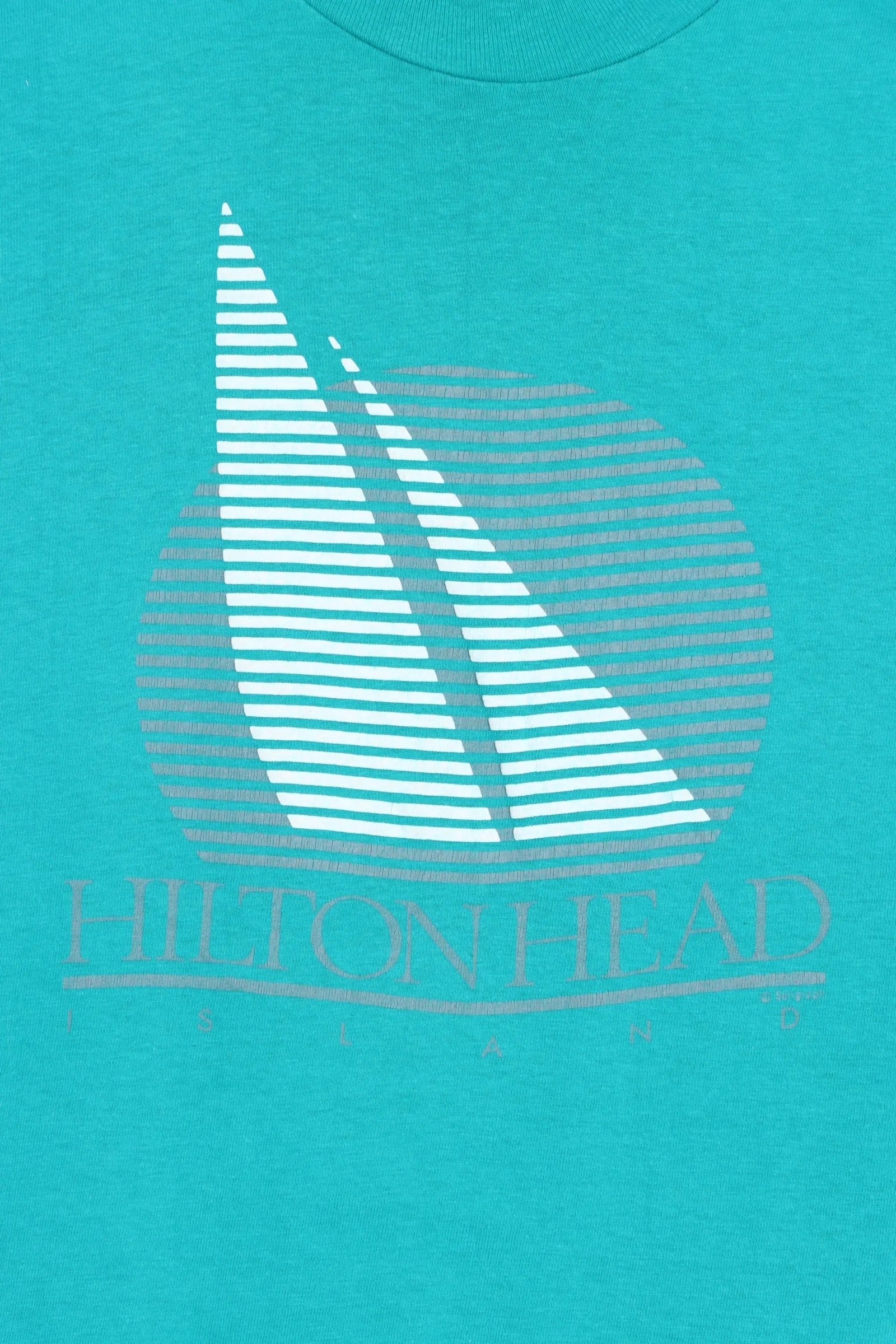 Hilton Head Island Yack Single Stitch T-Shirt USA Made (M-L)