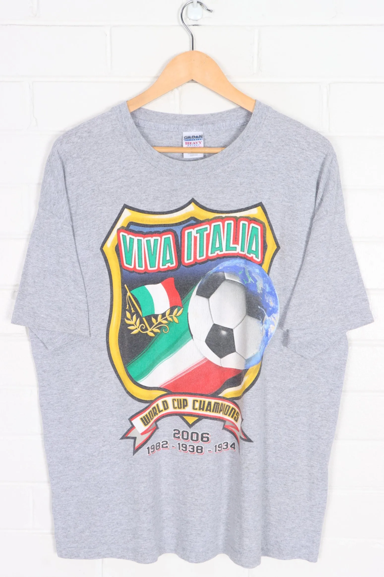 Italy "Viva Italia" World Cup Champions 2006 T-Shirt (XL)