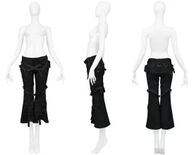 JUNYA WATANABE FOR COMME DES GARCONS BLACK WRAP PARACHUTE PANTS 2003