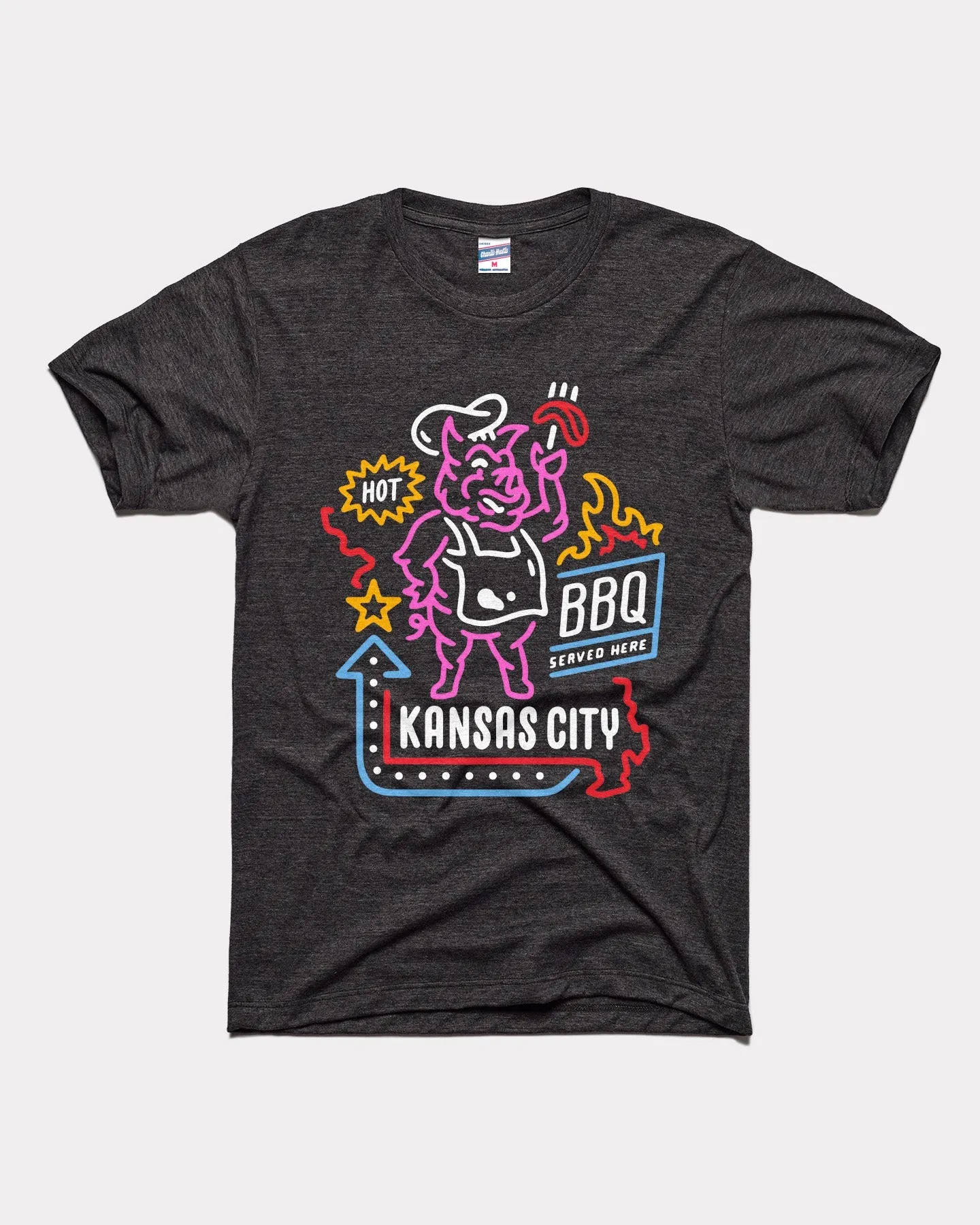 Kansas City Loves BBQ Black T-Shirt