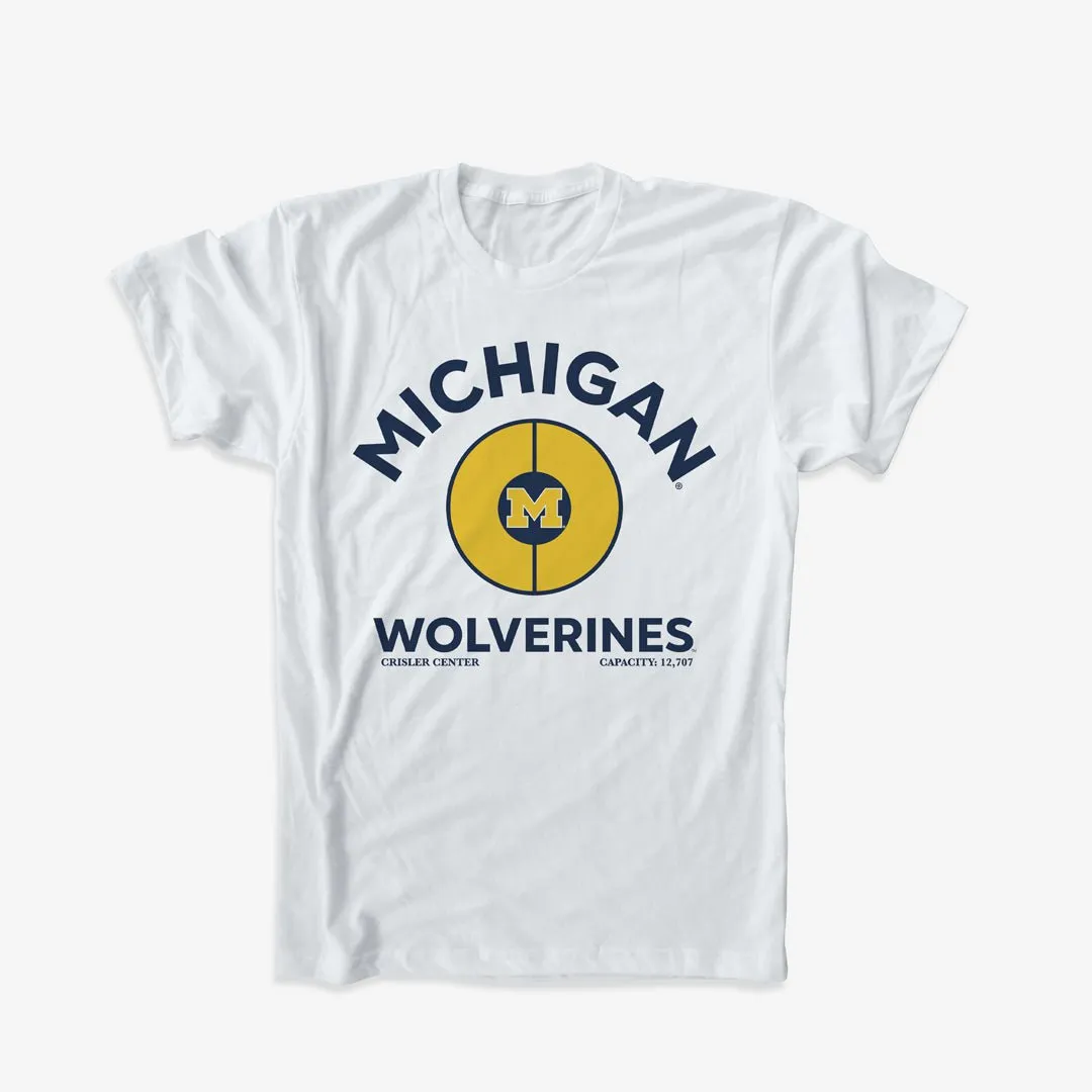 Michigan Half Court Vintage Tee