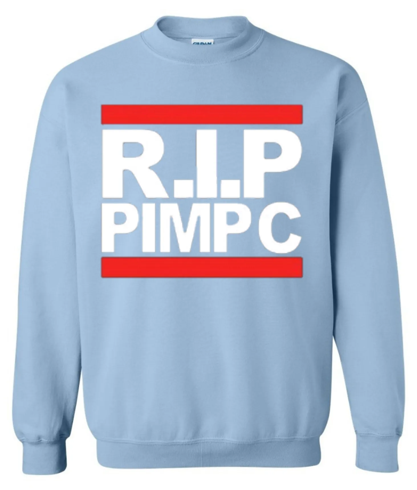 Oiler Baby Blue RIP Pimp C Sweatshirt