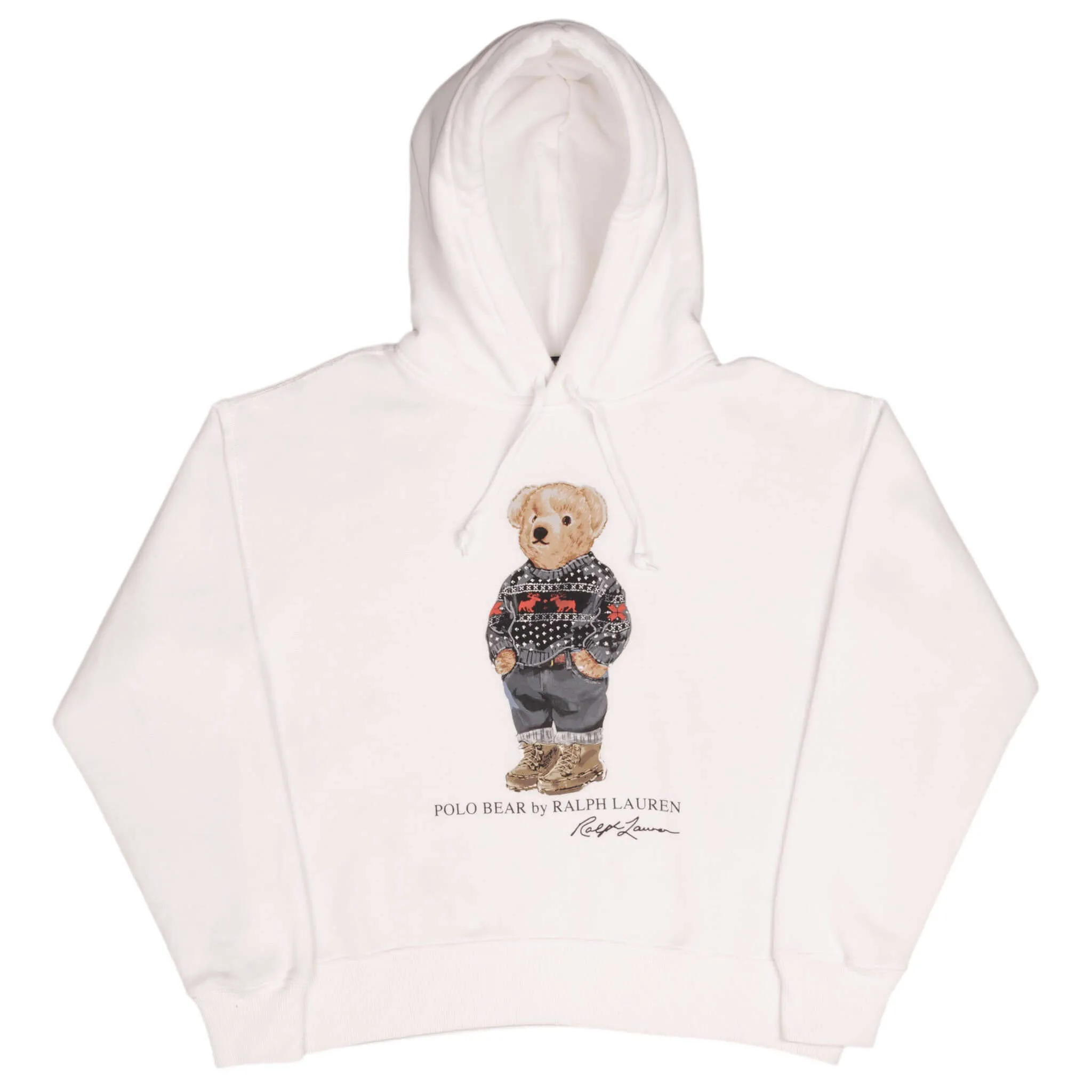 RALPH LAUREN POLO BEAR WOMAN HOODIE SWEATSHIRT SIZE MEDIUM