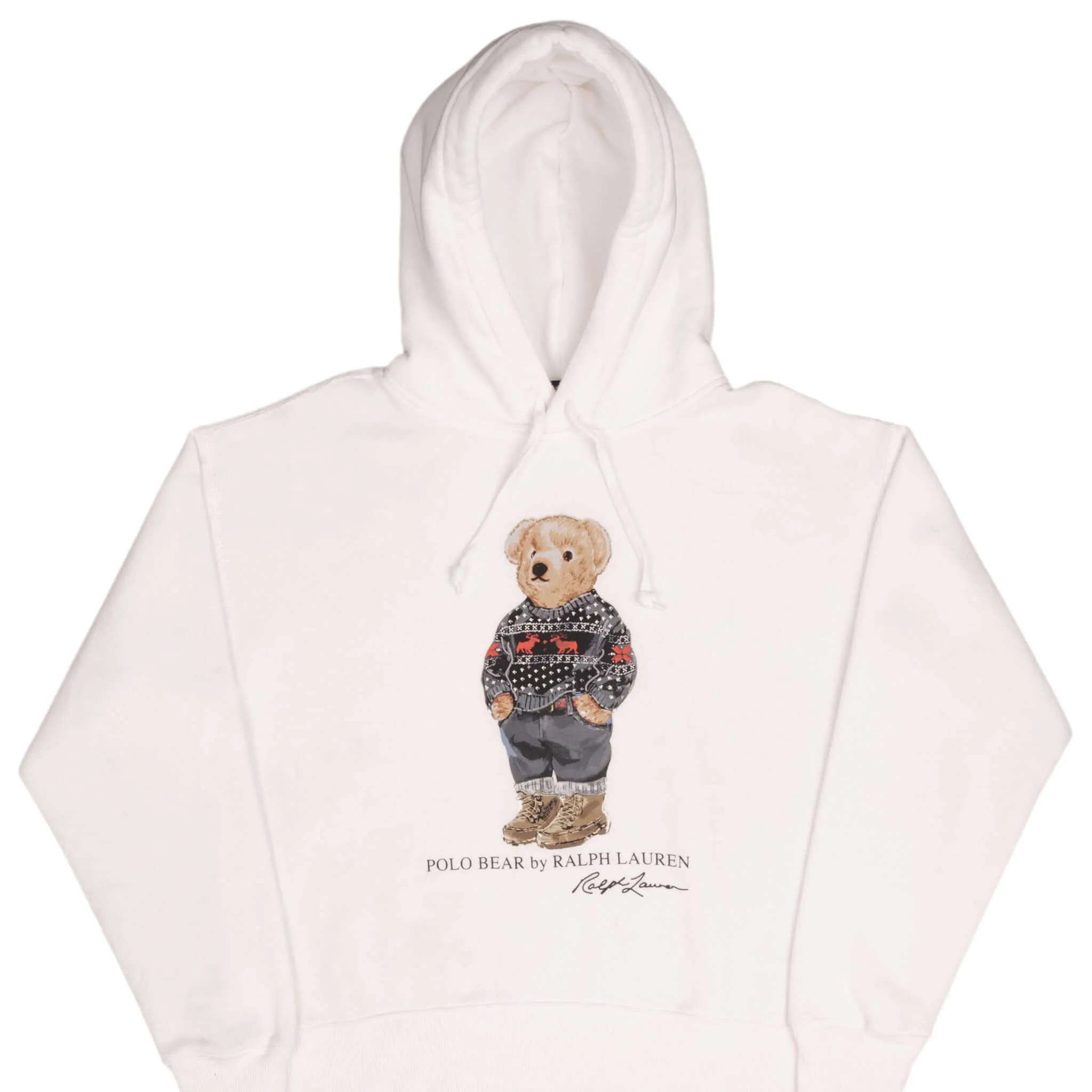 RALPH LAUREN POLO BEAR WOMAN HOODIE SWEATSHIRT SIZE MEDIUM