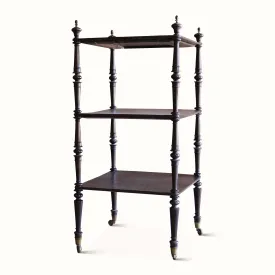 Rosewood Etagere Tiered Side Table (NYC)