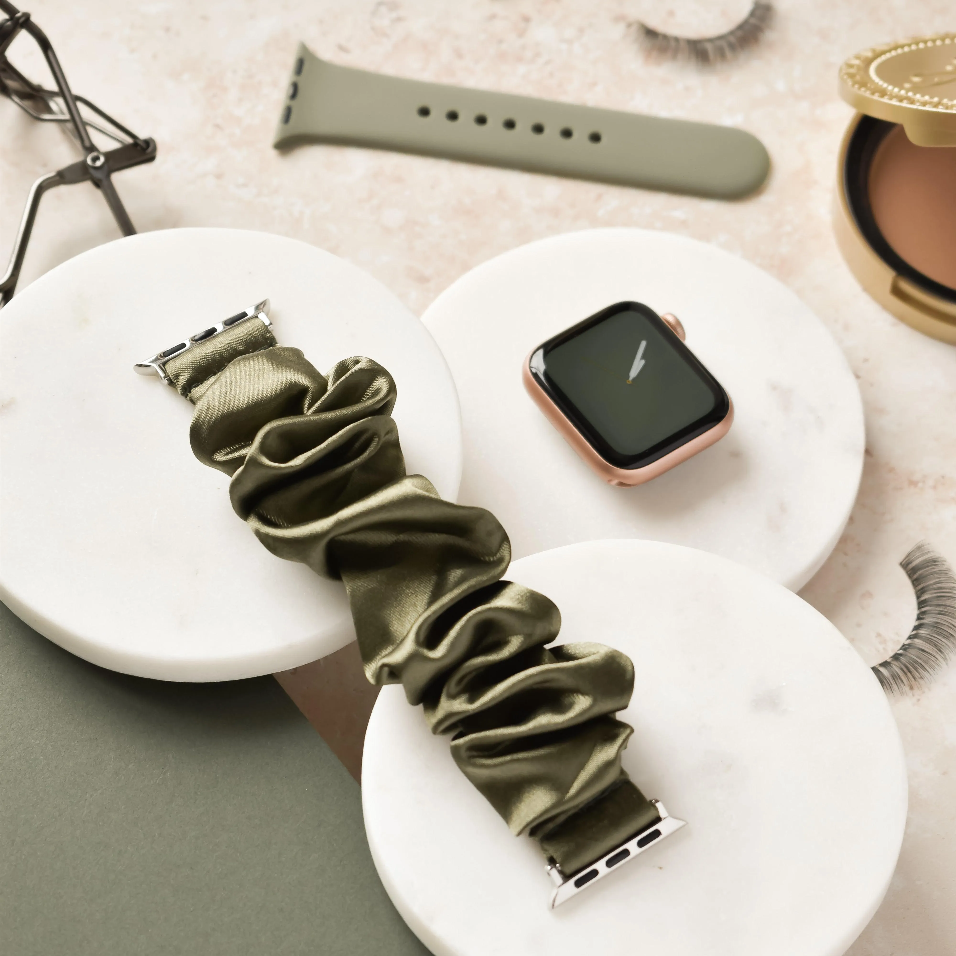 Scrunchie Apple Watch Strap - Vintage Khaki