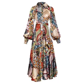 The Mosaic Long Sleeve Dress