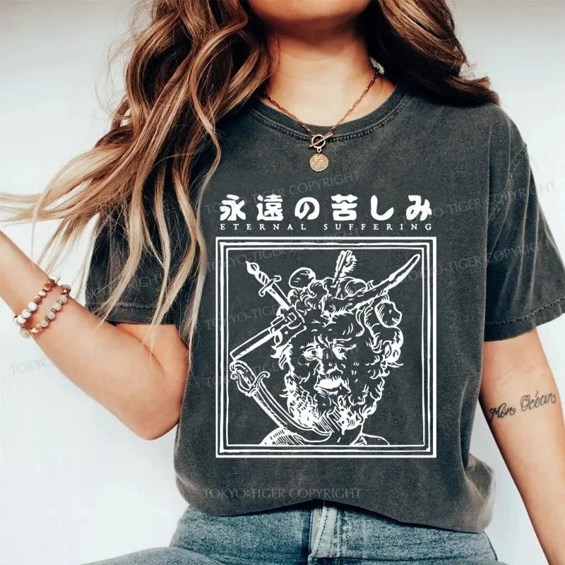 Tokyo-Tiger Eternal Suffering Washed T-Shirt