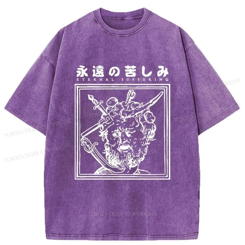 Tokyo-Tiger Eternal Suffering Washed T-Shirt