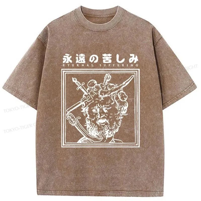 Tokyo-Tiger Eternal Suffering Washed T-Shirt