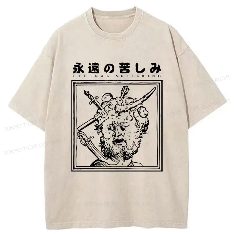 Tokyo-Tiger Eternal Suffering Washed T-Shirt