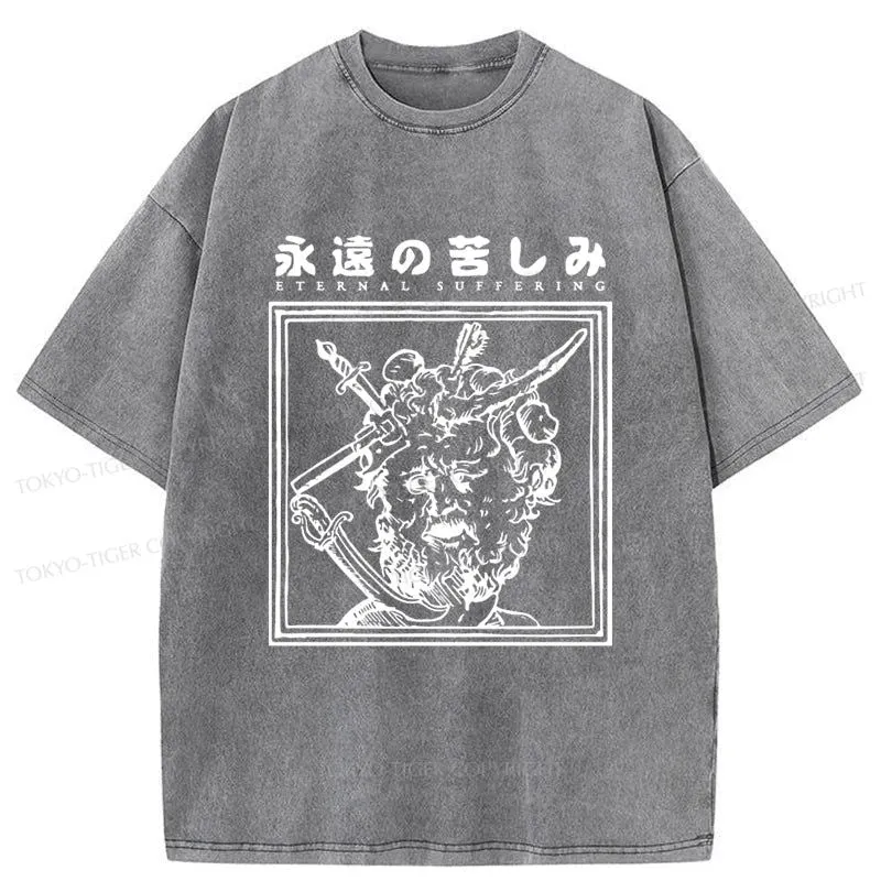 Tokyo-Tiger Eternal Suffering Washed T-Shirt